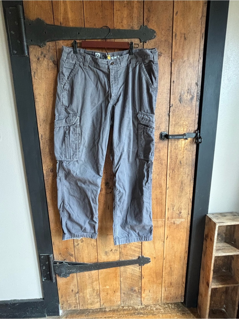Carhartt Men's Cargo Pants in Charcoal Gray